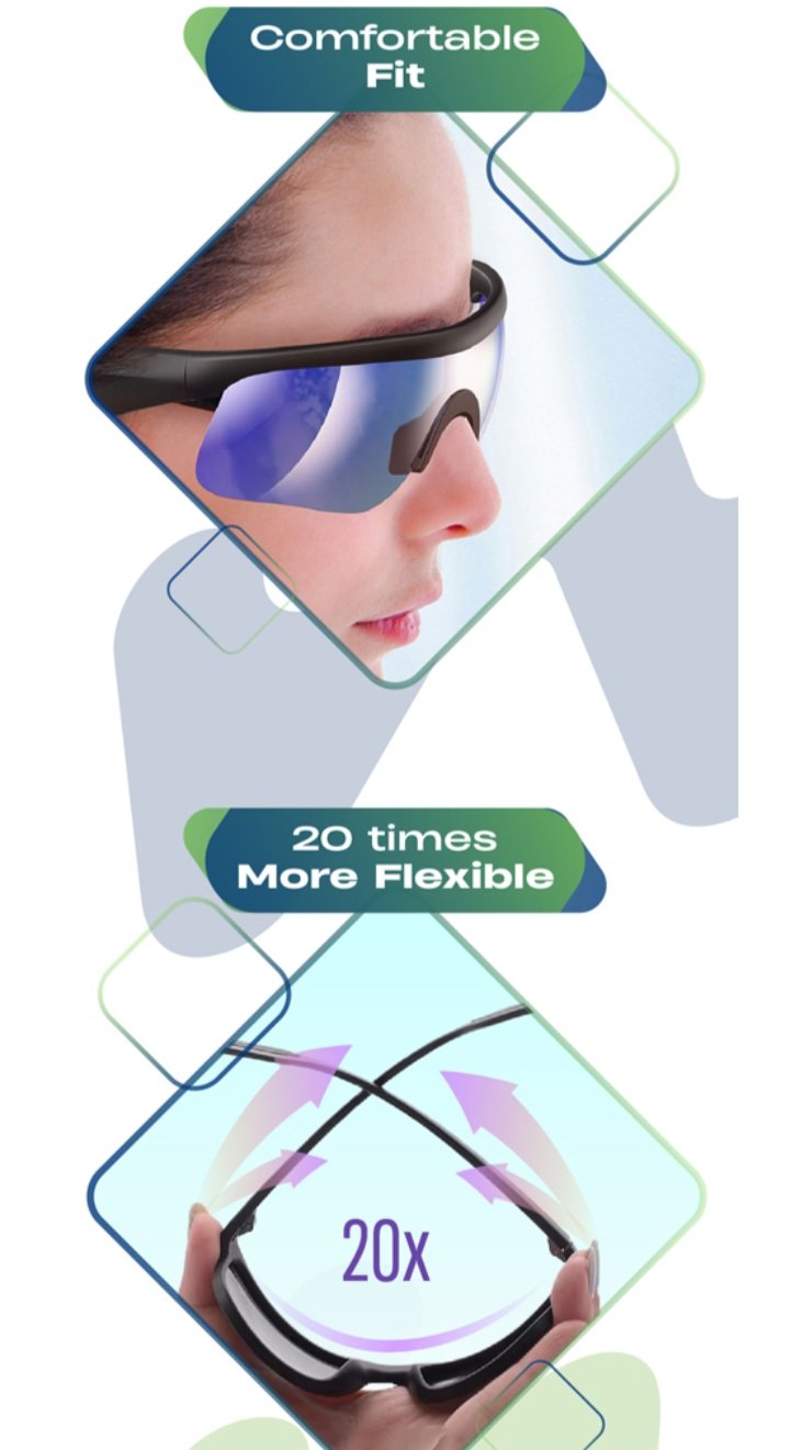 Sports Fashion Smart Bluetooth Glasses BG120 - Image 5