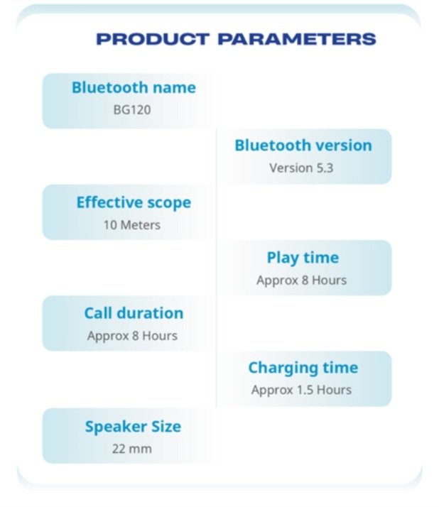 Sports Fashion Smart Bluetooth Glasses BG120 - Image 3